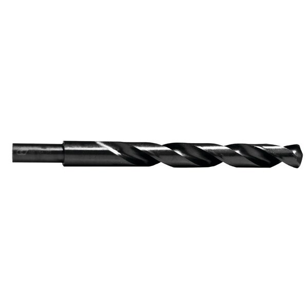 Century Drill And Tool Black Oxide Pro Grade Drill Bit 13/32 Reduced 3/8 24826